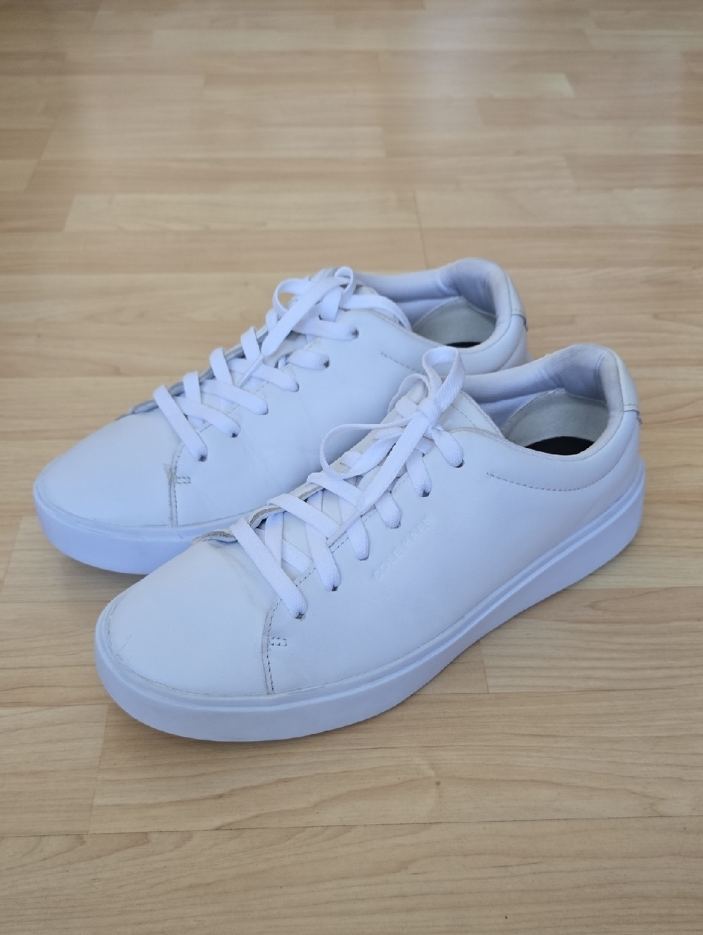 Cole Haan Men Grand Crosscourt Traveler Sneakers White Vulcanized Size 8.5